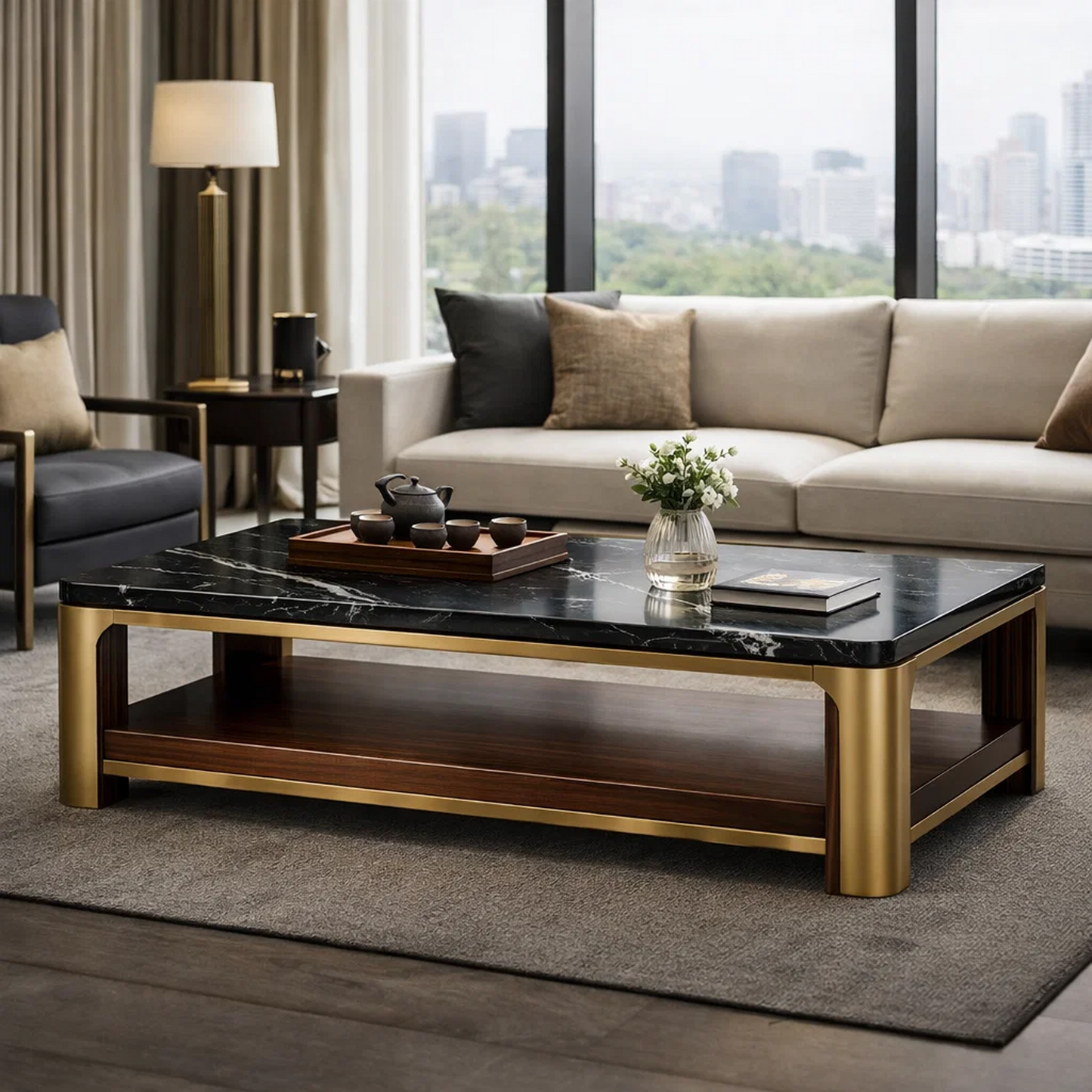 Obsidian Luxe Coffee Table