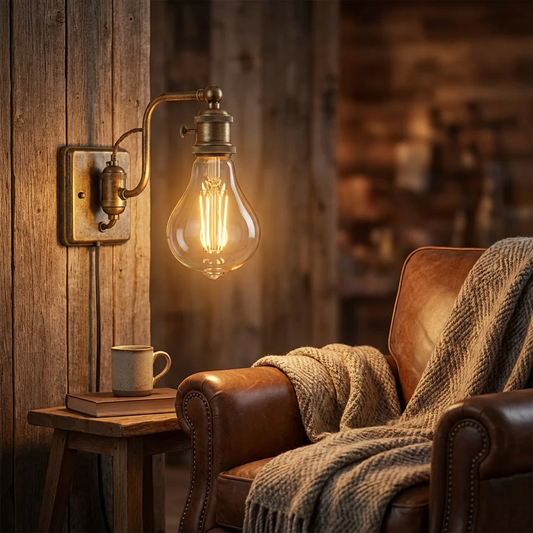 Decorative Flame-Shape LED Filament Light Bulb, Warm White, E26/E27 Base